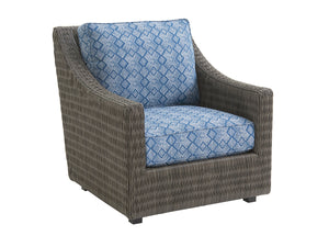 Lexington Tommy Bahama Outdoor 3900-11-40 Lounge Chair - Stylish All-weather Woven Wicker With Contemporary Aluminum Frame Design Driftwood Wood 3900-11-40