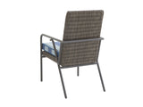 Lexington Tommy Bahama Outdoor 3900-14-40 Cypress Point Ocean Terrace Small Dining Chair - Elegant All-weather Wicker Design Driftwood Wood 3900-14-40