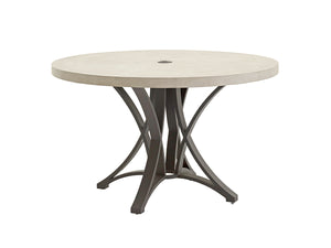 Lexington Tommy Bahama Outdoor 3900 Dining Table With Stylish Weatherstone Top And Durable Aluminum Base For Elegant Outdoor Spaces Driftwood Wood 3900-875c
