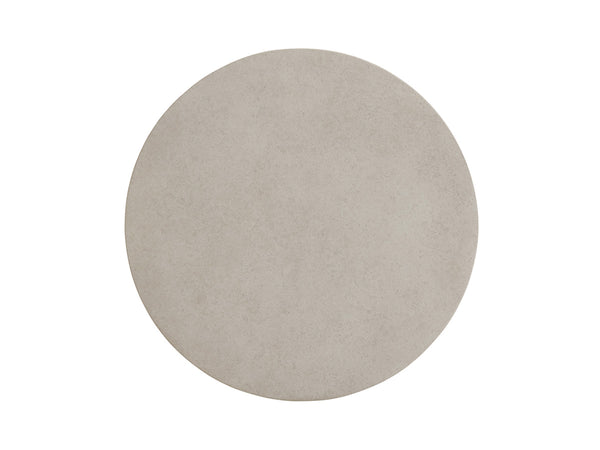 Lexington Tommy Bahama Outdoor 3900-951 Cypress Point Ocean Terrace Side Table With Weatherstone Top & Woven Wicker Design Driftwood Wood 3900-951