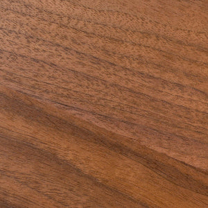 Wesley 36" Coffee Table - Elegant American Walnut Veneer Design with Adjustable Glides for Your Space