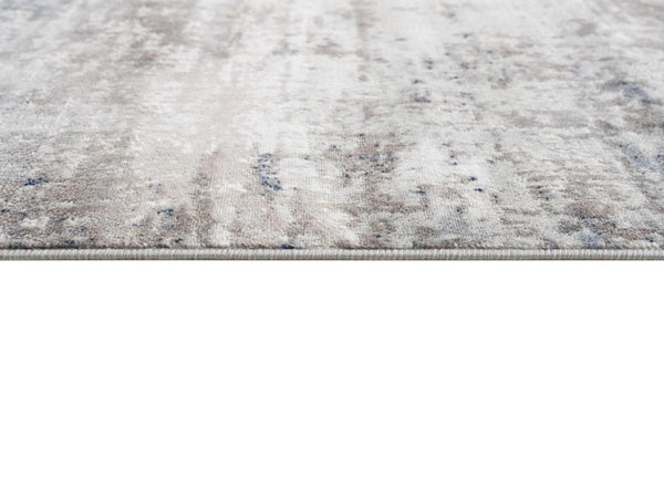 HomeRoots 13' Blue and Ivory Abstract Runner Rug - Durable, Stain-Resistant Design Perfect for High-Traffic Areas 2' x 15' 390186