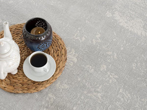 HomeRoots 20' Grey Abstract Runner Rug - Modern Design for Hallways, Entryways & Living Spaces, Stain Resistant 2' x 20' 390289