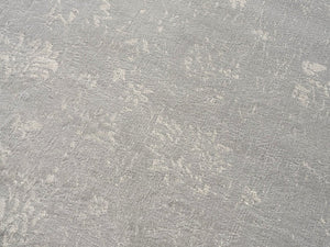 HomeRoots 20' Grey Abstract Runner Rug - Modern Design for Hallways, Entryways & Living Spaces, Stain Resistant 2' x 20' 390289