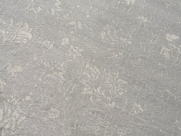 HomeRoots 20' Grey Abstract Runner Rug - Modern Design for Hallways, Entryways & Living Spaces, Stain Resistant 2' x 20' 390289