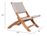 Tide Lounge Chair Multicolor 704031 Zuo Modern