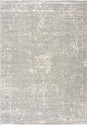 HomeRoots 20' Grey Abstract Runner Rug - Modern Design for Hallways, Entryways & Living Spaces, Stain Resistant 8' x 11' 390297