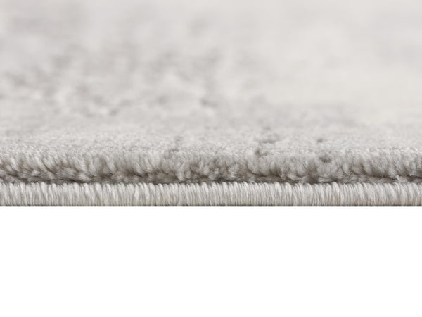 HomeRoots 4' Modern Abstract Area Rug - Contemporary Gray Design for Cozy Living Spaces & High-Traffic Areas 4' x 6' 390397