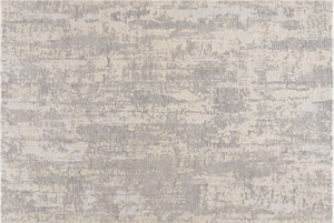 HomeRoots 4' Metro Modern Abstract Area Rug - Stylish Gray Design for Contemporary Living Spaces and Durability 4' x 6' 390413