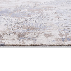 HomeRoots 4' Elevate Your Home Decor with a Beige and Ivory Abstract Area Rug for Timeless Sophistication 4' X 6' 390464