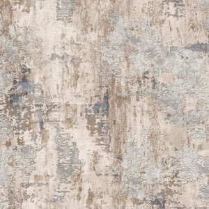 HomeRoots 4' Elevate Your Home Decor with a Beige and Ivory Abstract Area Rug for Timeless Sophistication 7' X 10' 390466
