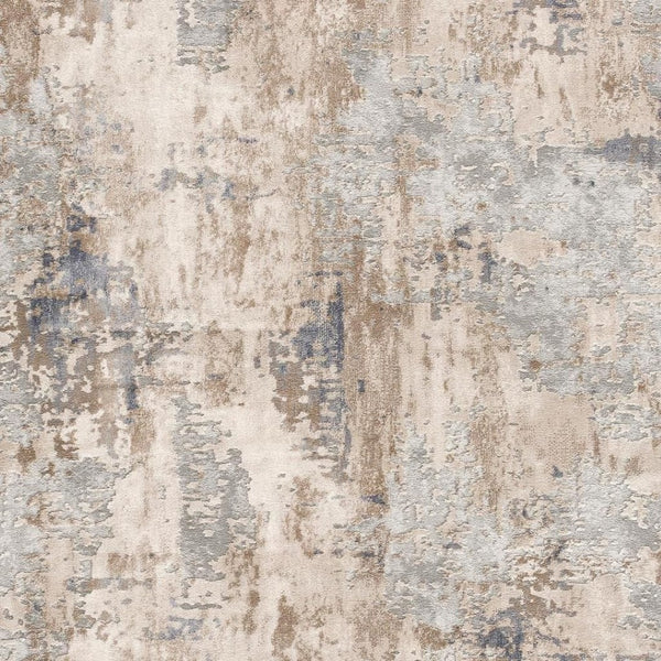 HomeRoots 4' Elevate Your Home Decor with a Beige and Ivory Abstract Area Rug for Timeless Sophistication 7' X 10' 390466