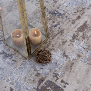 HomeRoots 4' Elevate Your Home Decor with a Beige and Ivory Abstract Area Rug for Timeless Sophistication 8' X 10' 390467