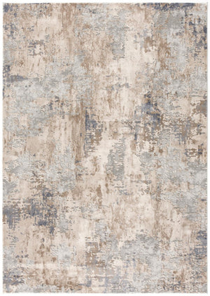 HomeRoots 4' Elevate Your Home Decor with a Beige and Ivory Abstract Area Rug for Timeless Sophistication 8' X 10' 390467