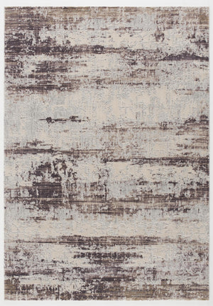 Homeroots 6' X 9' Violet Abstract Dhurrie Area Rug  Polypropylene 390494