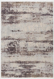 Violet Abstract Striations Area Rug – Modern Distressed Design for Luxurious Living Spaces