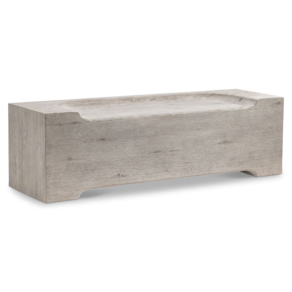 Bernhardt Bernhardt Amirus Solid Oak Sculpted Bench with Organic Saddle Seat for Modern Interiors 390505