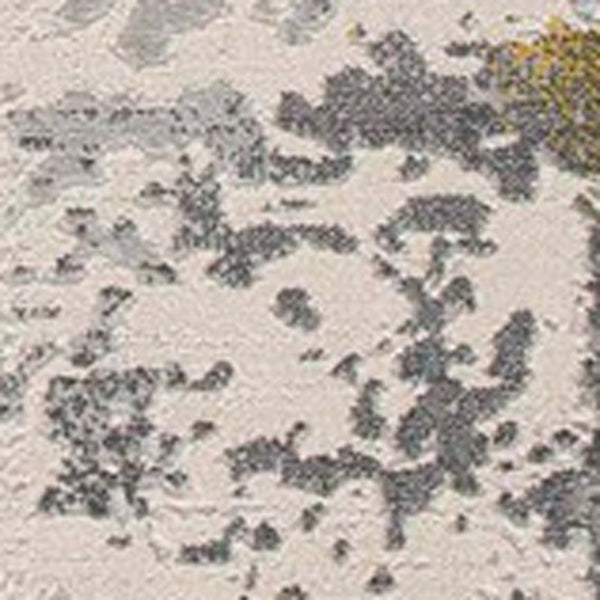 Homeroots 20' Gold Abstract Dhurrie Runner Rug  Polypropylene 390517