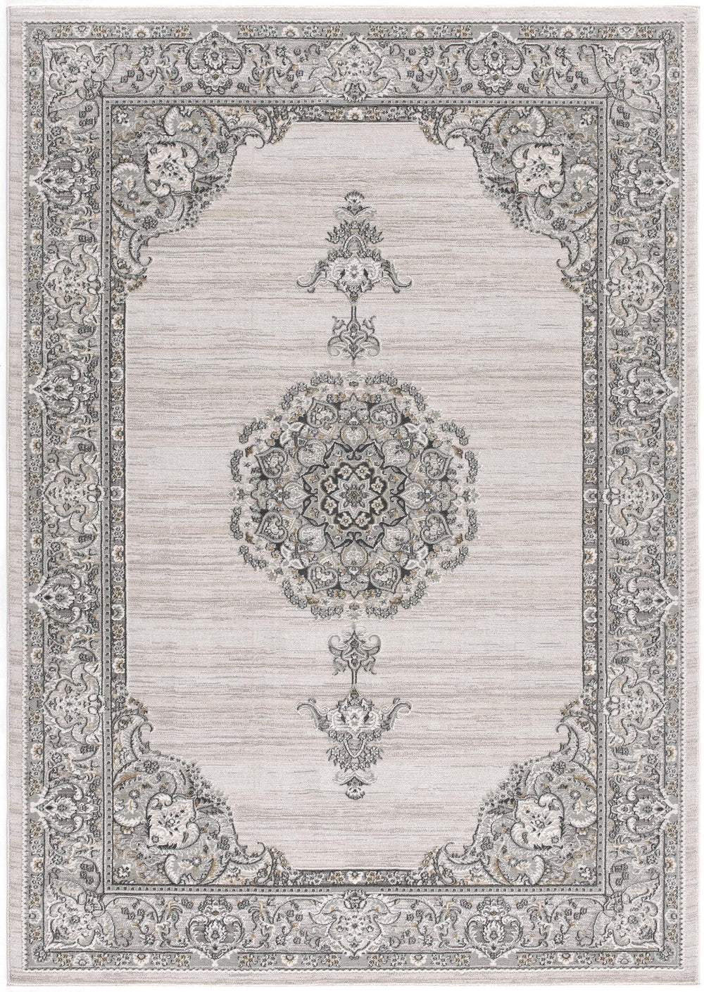 Homeroots 8' X 11' Cream Oriental Area Rug  Olefin 390591