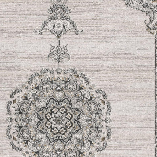 HomeRoots 8' Cream Oriental Area Rug - Timeless Elegance for Living Rooms, Dining Areas, or Bedrooms Decor 8' x 11' 390591
