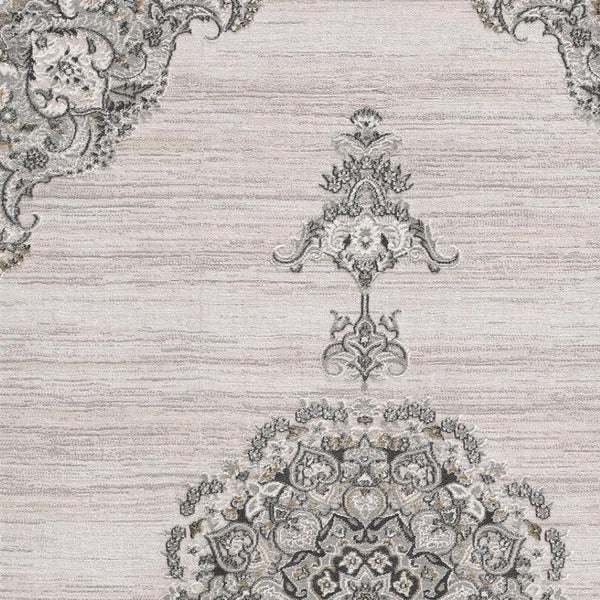 HomeRoots 8' Cream Oriental Area Rug - Timeless Elegance for Living Rooms, Dining Areas, or Bedrooms Decor 8' x 11' 390591