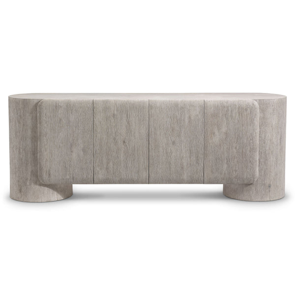 Bernhardt Darrow Oak Entertainment Credenza with Push Open Doors and Cable Management