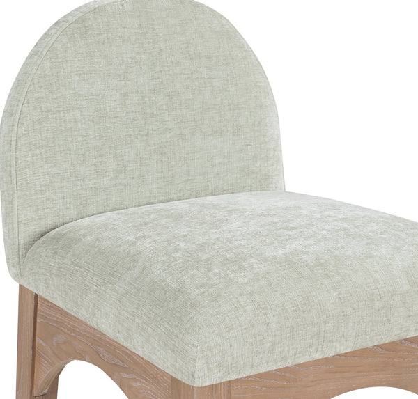 Waldorf Mint Chenille Fabric Stool 390Mint-C Meridian Furniture