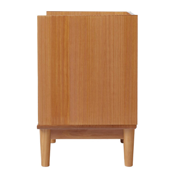 Lee Mid-Century Modern 2-Drawer Nightstand with Sleek Design and Spacious Storage for Every Space