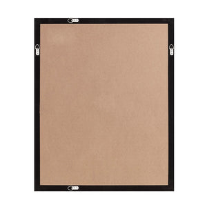 English Elm Framed Abstract Coastal Rice Shadowbox Wall Decor, Off-White Handmade Paper, Glass-Protected Frame, 25.25x31.25" B035P266693