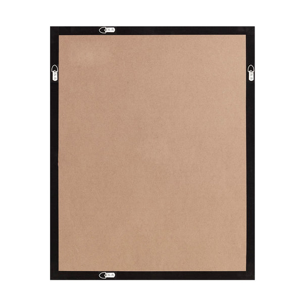 English Elm Framed Abstract Coastal Rice Shadowbox Wall Decor, Off-White Handmade Paper, Glass-Protected Frame, 25.25x31.25" B035P266693