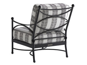 Lexington Tommy Bahama Outdoor 3910-11-40 Lounge Chair - Elegant Contemporary Design With Graphite Finish And Limestone Top Appeal Graphite Wood 3910-11-40