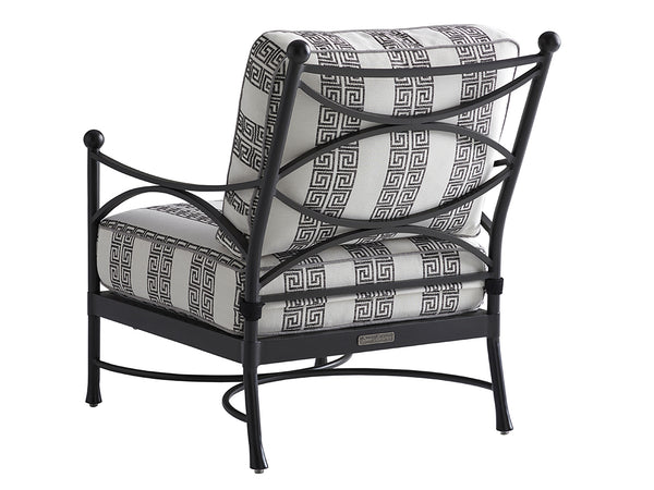 Lexington Tommy Bahama Outdoor 3910-11-40 Lounge Chair - Elegant Contemporary Design With Graphite Finish And Limestone Top Appeal Graphite Wood 3910-11-40