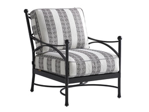 Lexington Tommy Bahama Outdoor 3910-11-40 Lounge Chair - Elegant Contemporary Design With Graphite Finish And Limestone Top Appeal Graphite Wood 3910-11-40