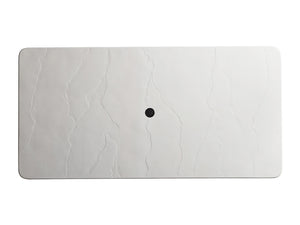 Lexington Tommy Bahama Outdoor 3910-876c Elegant Rectangular Dining Table With Sophisticated Graphite Finish And Limestone Top Graphite Wood 3910-876c