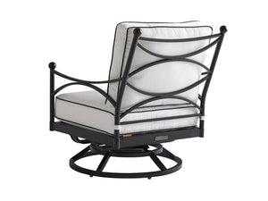 Lexington Tommy Bahama Outdoor 3911-11sw-01-40 Pavlova Swivel Lounge Chair With Elegant Graphite Finish And Contemporary Design Graphite Wood 3911-11sw-01-40