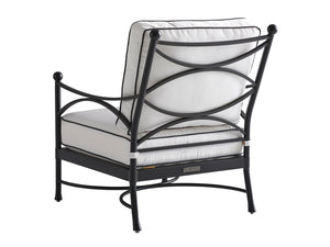 Lexington Tommy Bahama Outdoor 3911-11-01-40 Pavlova Lounge Chair - Elegant Design With Sweeping Contours And Graphite Finish Graphite Wood 3911-11-01-40