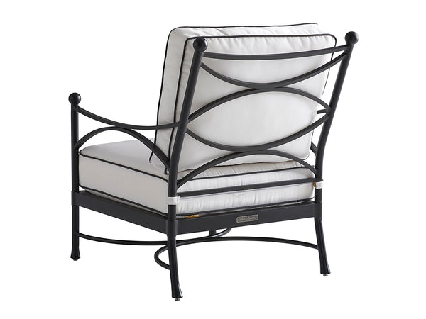 Lexington Tommy Bahama Outdoor 3911-11-01-40 Pavlova Lounge Chair - Elegant Design With Sweeping Contours And Graphite Finish Graphite Wood 3911-11-01-40