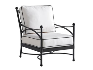 Lexington Tommy Bahama Outdoor 3911-11-01-40 Pavlova Lounge Chair - Elegant Design With Sweeping Contours And Graphite Finish Graphite Wood 3911-11-01-40