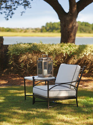 Lexington Tommy Bahama Outdoor 3911-11-01-40 Pavlova Lounge Chair - Elegant Design With Sweeping Contours And Graphite Finish Graphite Wood 3911-11-01-40