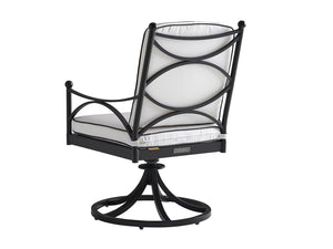 Lexington Tommy Bahama Outdoor 3911-13sr-01-40 Elegant Pavlova Swivel Rocker Dining Chair With Graphite Finish And Timeless Style Graphite Wood 3911-13sr-01-40