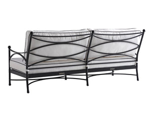 Lexington Tommy Bahama Outdoor 3911-33-01-40 Pavlova Sofa - Elegant Contemporary Design With Graceful Lines And Graphite Finish Graphite Wood 3911-33-01-40