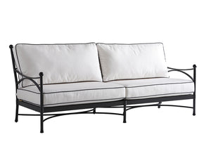 Lexington Tommy Bahama Outdoor 3911-33-01-40 Pavlova Sofa - Elegant Contemporary Design With Graceful Lines And Graphite Finish Graphite Wood 3911-33-01-40