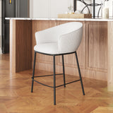 Essen Counter Stool Ivory 109807 Zuo Modern