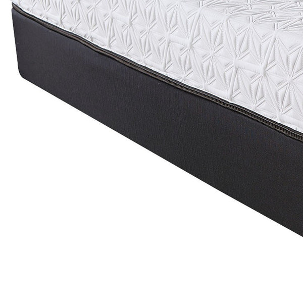Homeroots 8 Inch Luxury Plush Gel Infused Memory Foam And Hd Support Foam Smooth Top Mattress  Wood 391614