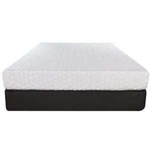 Homeroots 8 Inch Luxury Plush Gel Infused Memory Foam And Hd Support Foam Smooth Top Mattress  Wood 391614