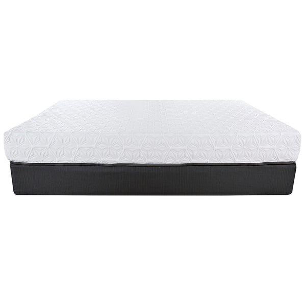 Homeroots 8 Inch Luxury Plush Gel Infused Memory Foam And Hd Support Foam Smooth Top Mattress  Wood 391614