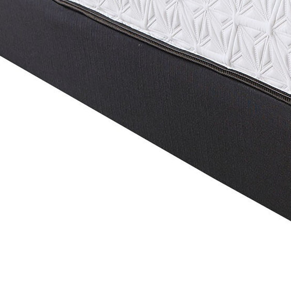 Homeroots 8 Inch Luxury Plush Gel Infused Memory Foam And Hd Support Foam Smooth Top Mattress  Wood 391614