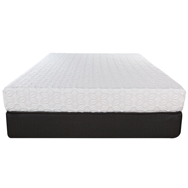 Homeroots 8" Three Layer Gel Infused Memory Foam Smooth Top Mattress Twin Xl  Wood 391615