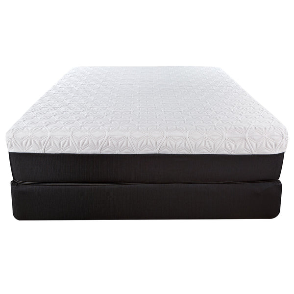 Homeroots 11.5" Lux Copper Infused Gel Memory Foam And High Density Foam Mattress Twin  Wood 391623