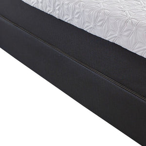 Homeroots 11.5" Lux Copper Infused Gel Memory Foam And High Density Foam Mattress Twin  Wood 391623